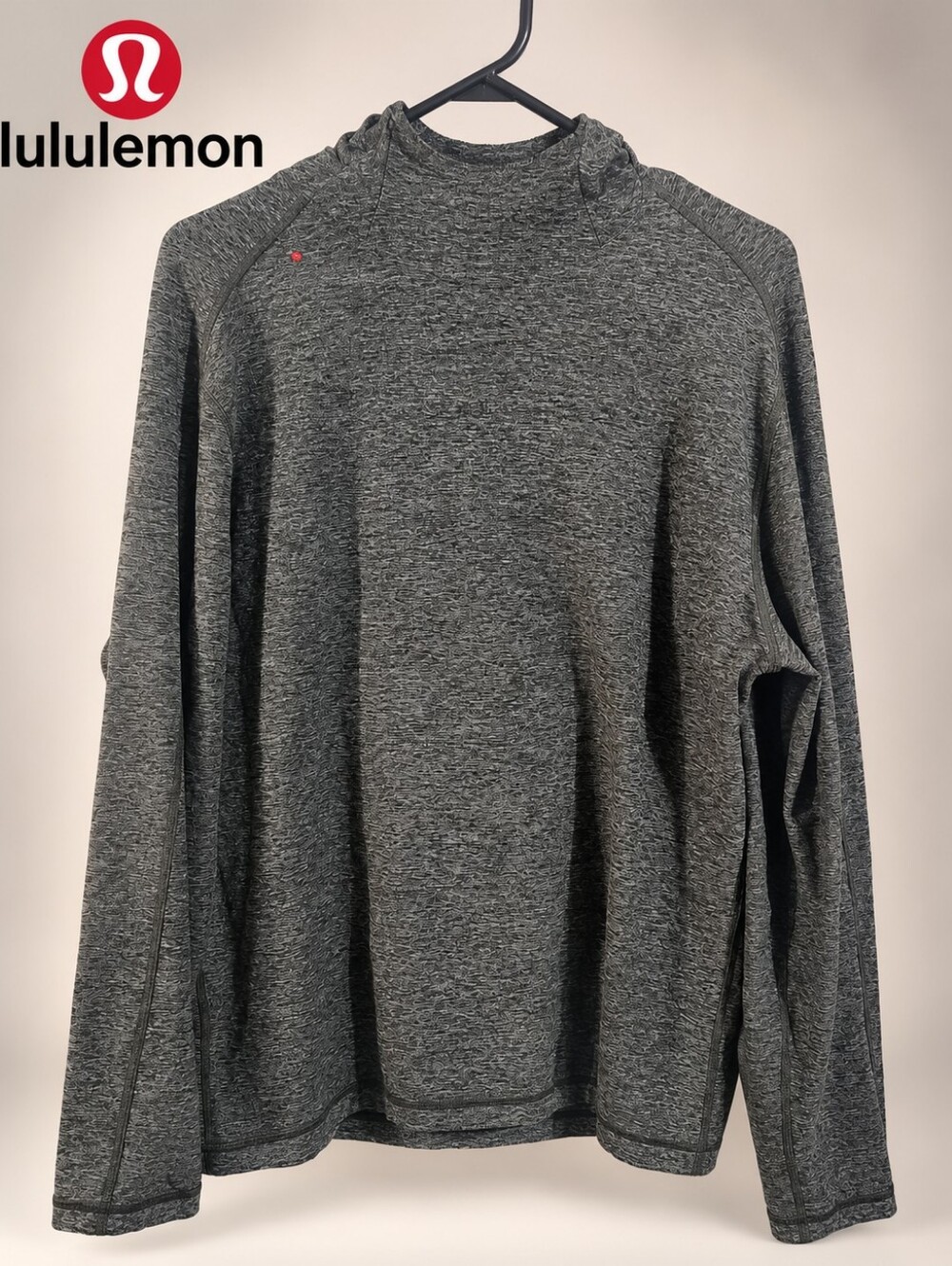 Lululemon Athletica Men’s Charcoal Heather Crewneck Sweater